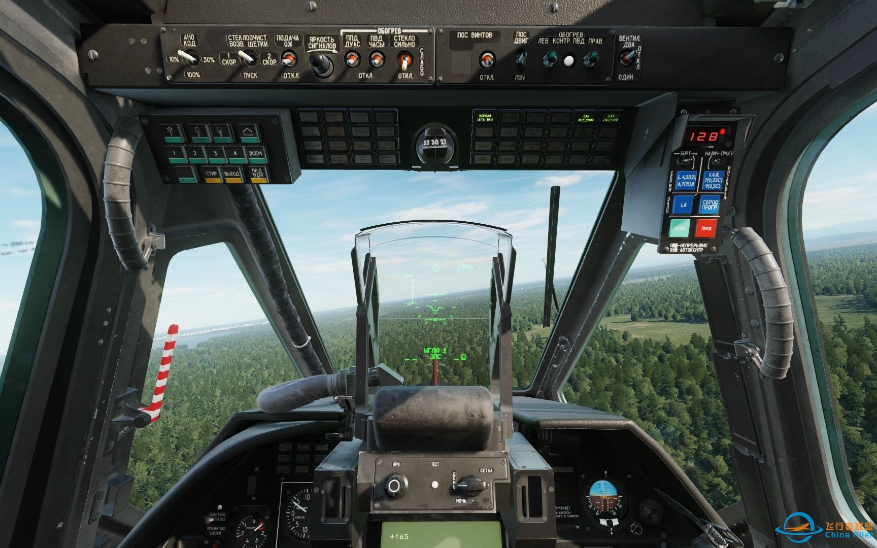 【DCS World】KA50-3，“针”攻击固定翼测试-3122 