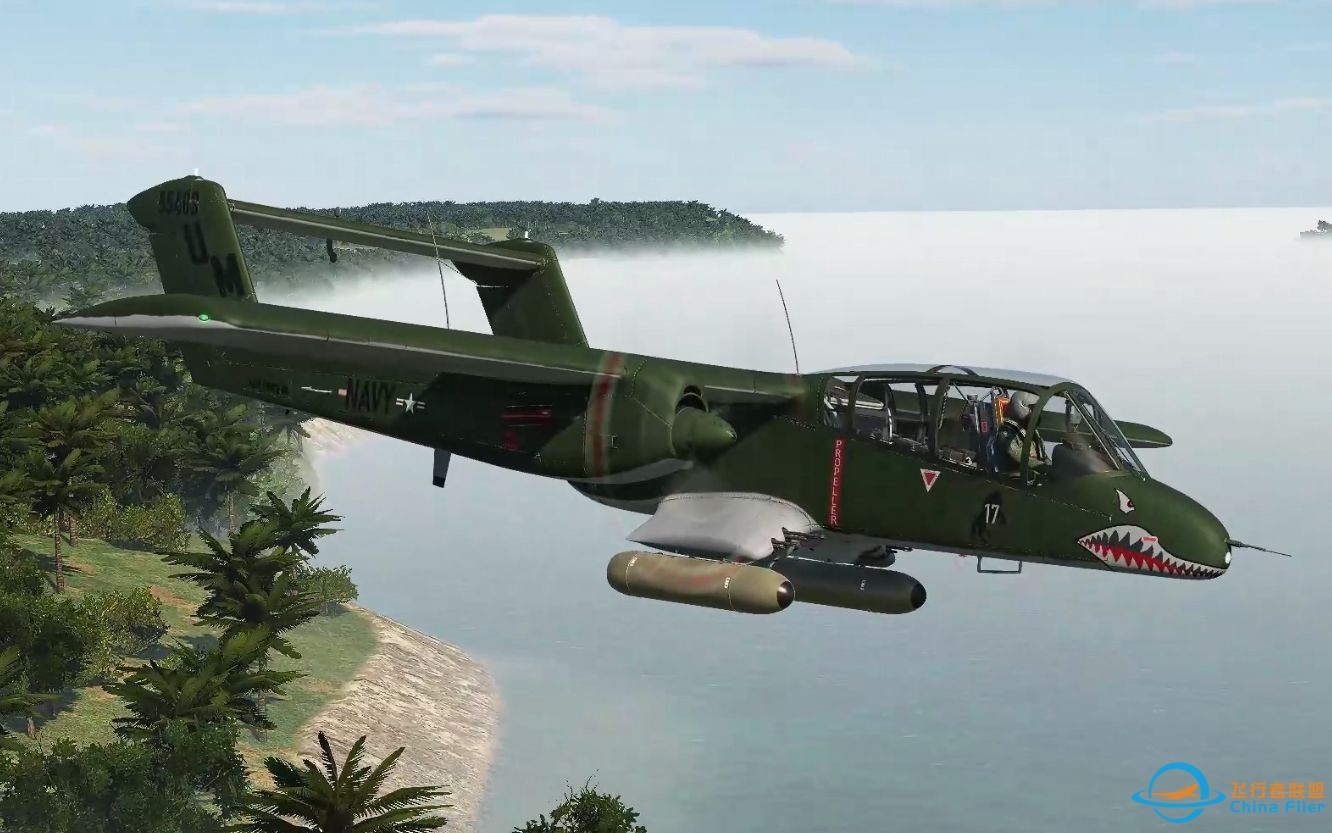 【DCS World】和好友驾驶OV-10A 尝试击沉飞弹艇-3543 