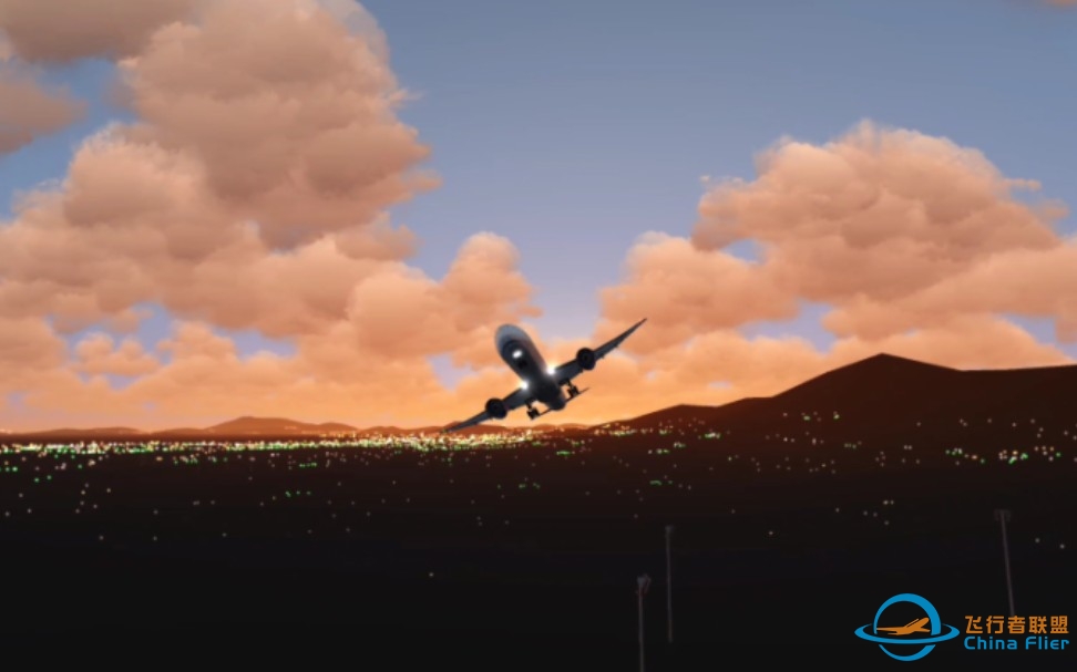 【Aerofly2022】迈阿密—香港启德，安卓夜景灯dlc顶级画质-9383 