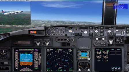 模拟飞行X PMDG737-800 ZGGG-ZBAA 启动，起飞，降落。-3609 