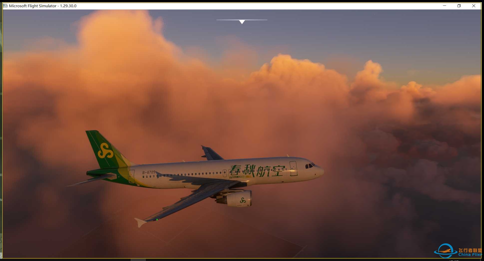 春秋航空 从飘雪的浦东出发去台北-7479 