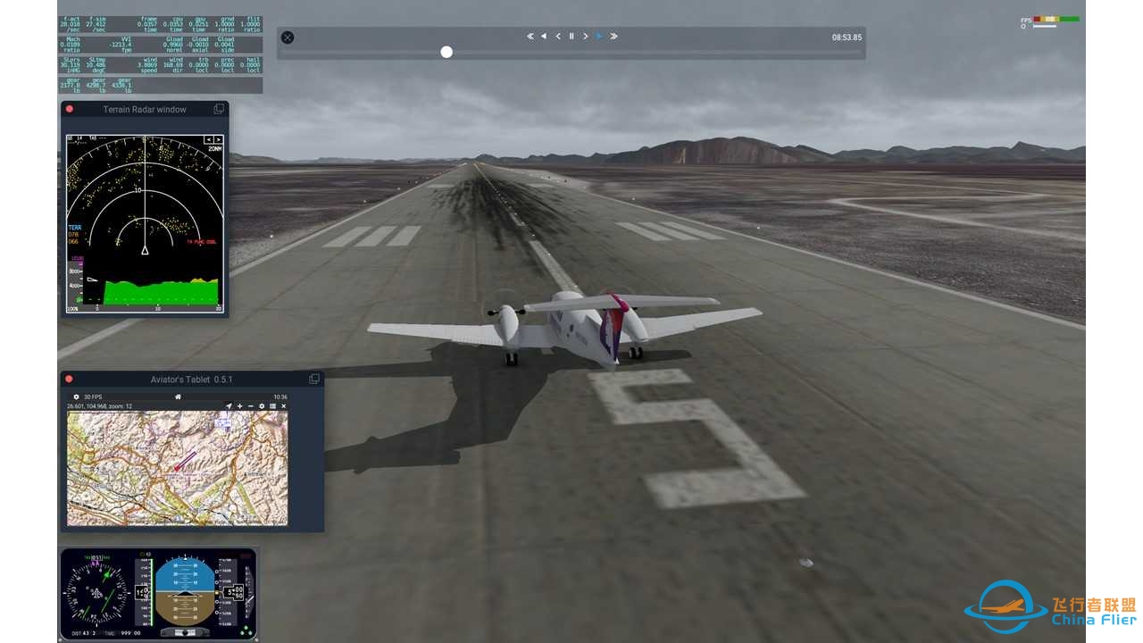 通用机场第十二站,六盘水月照机场ZUPS to 毕节飞雄机场ZUBJ-4224 