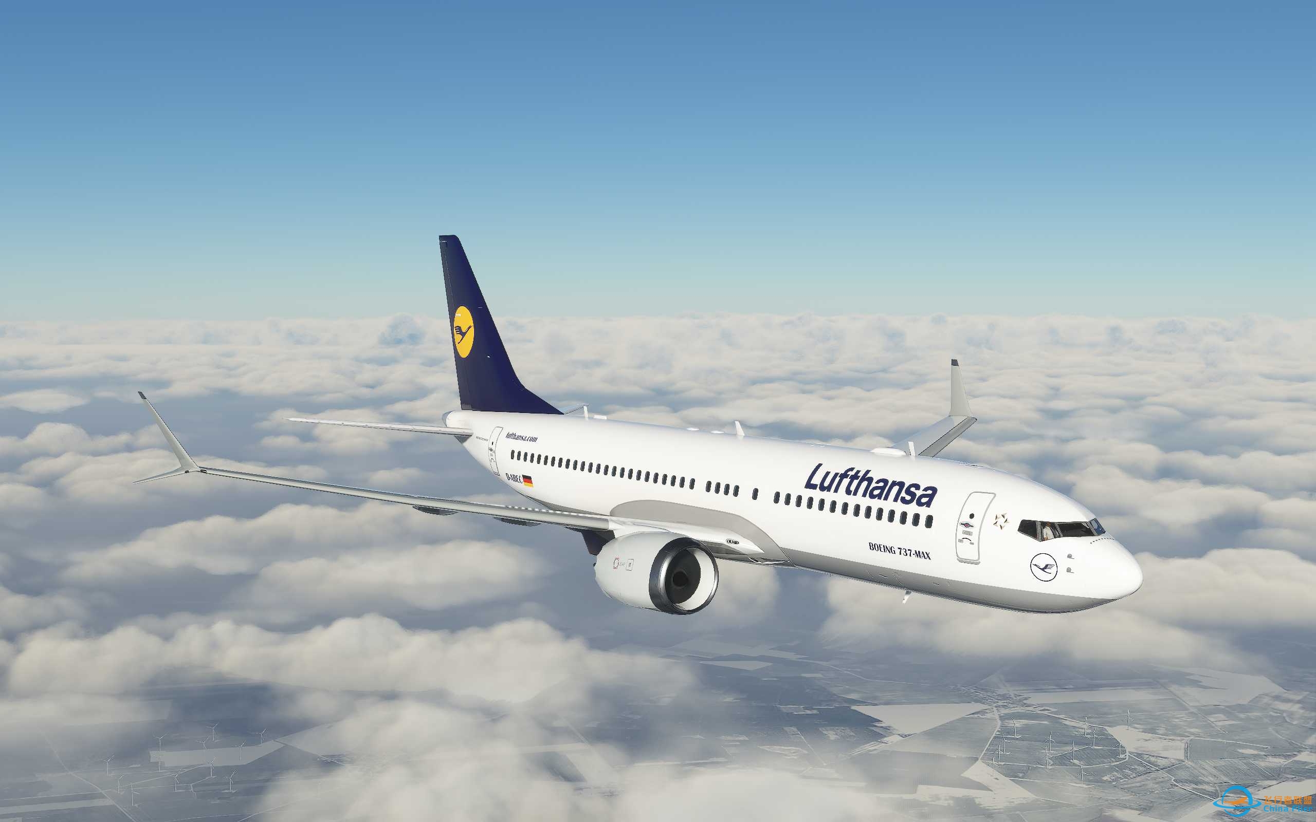 汉莎航空737max-9966 