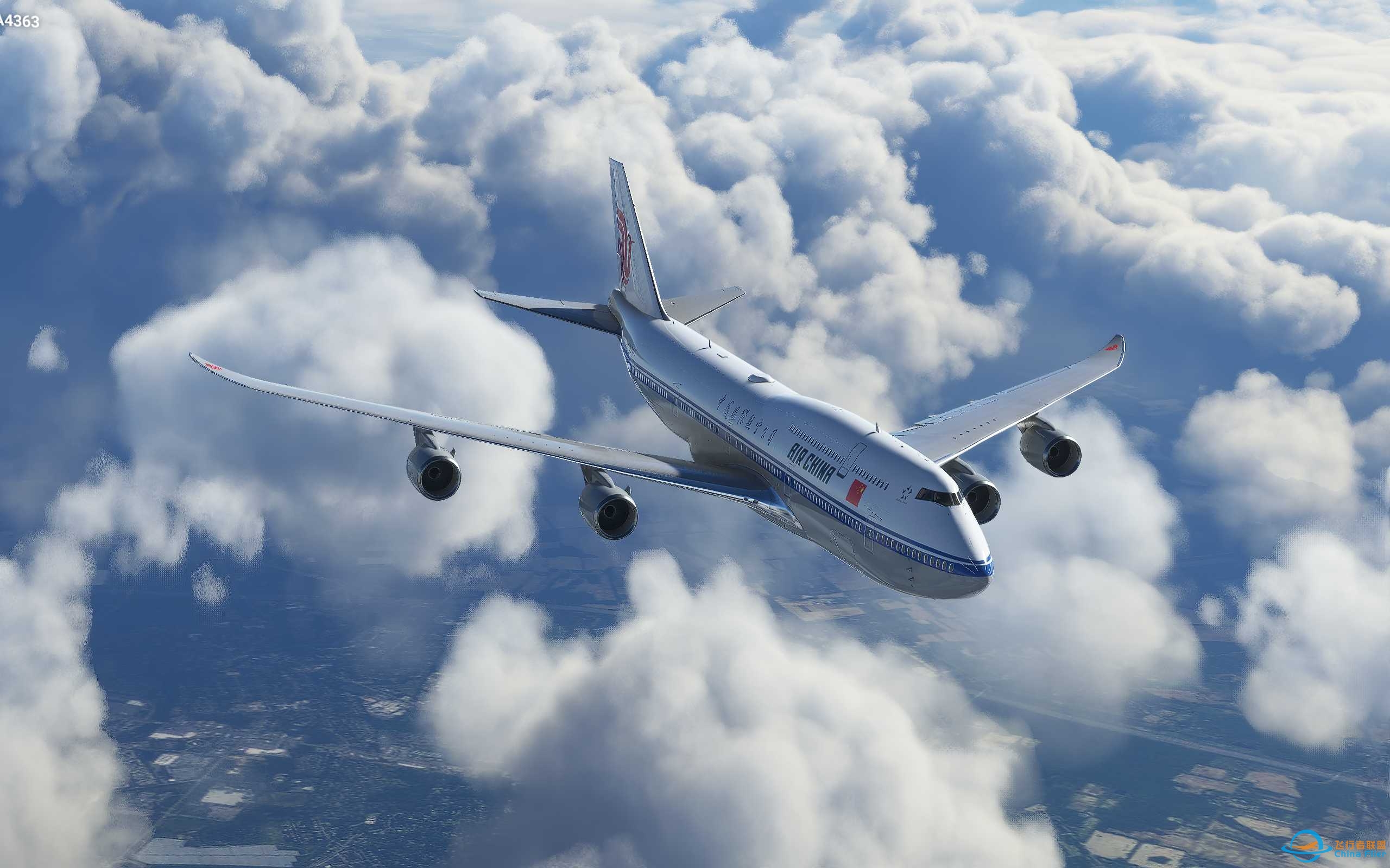 空中女皇国航747-9219 