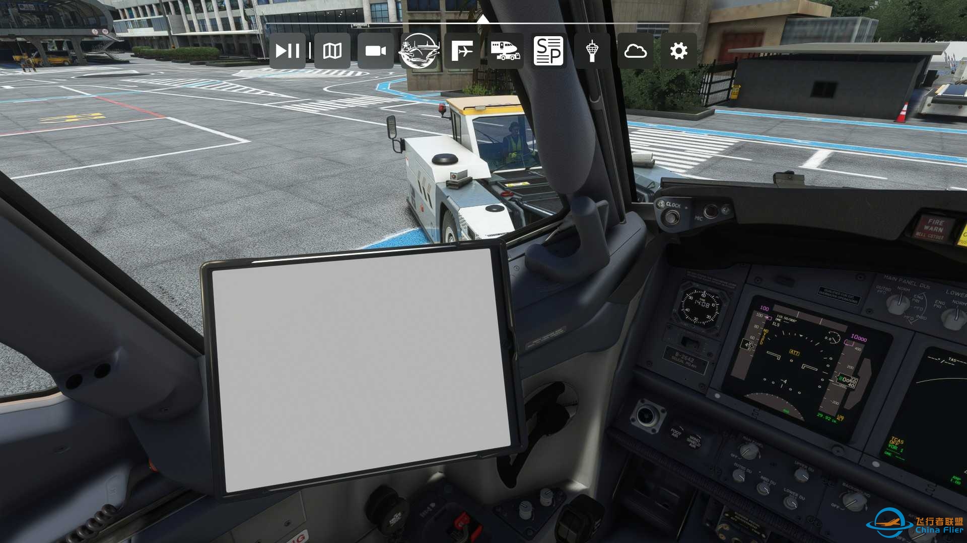 PMDG有平板了？就是白屏无法使用-7666 