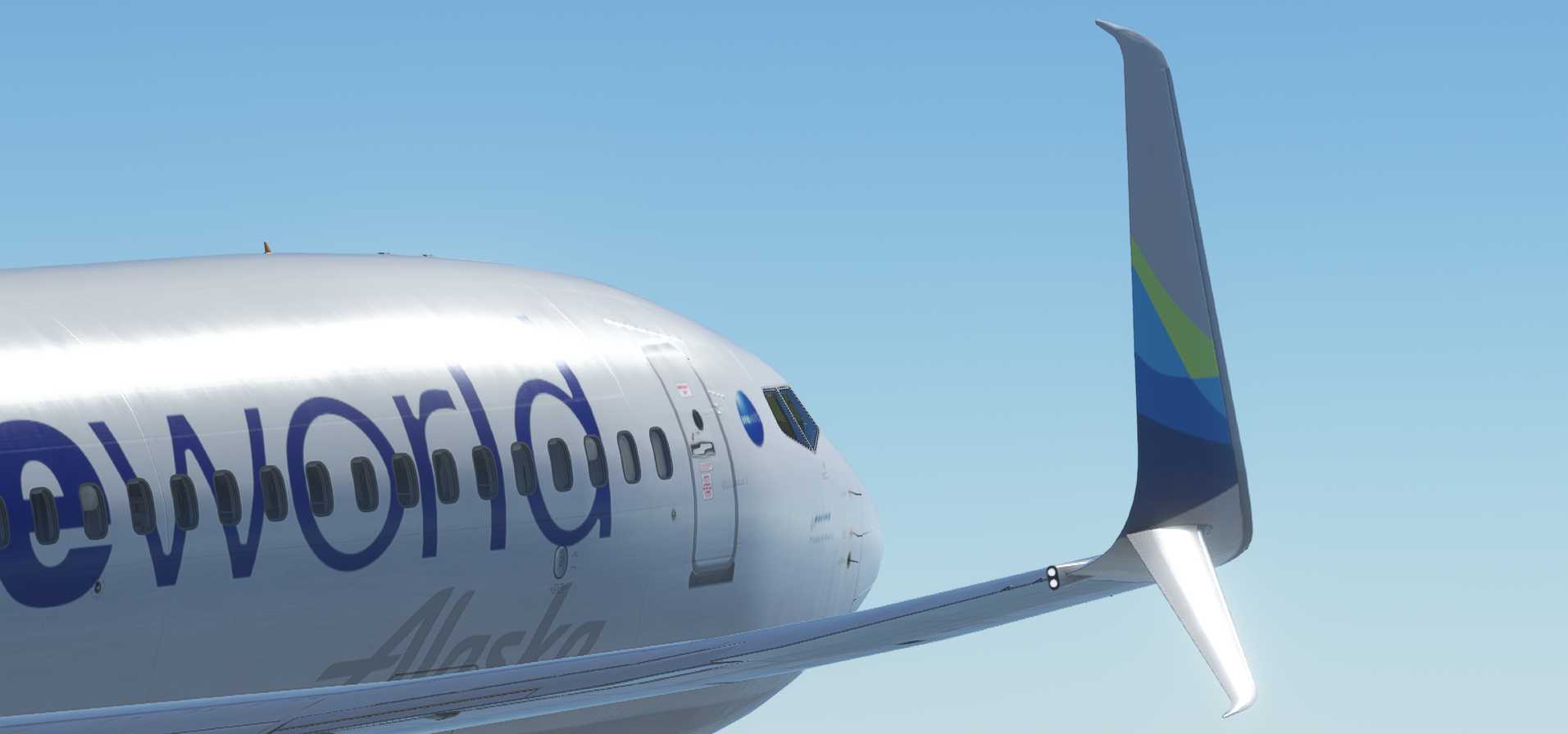 【MSFS】737-900ER KSEA-KSFO-7394 