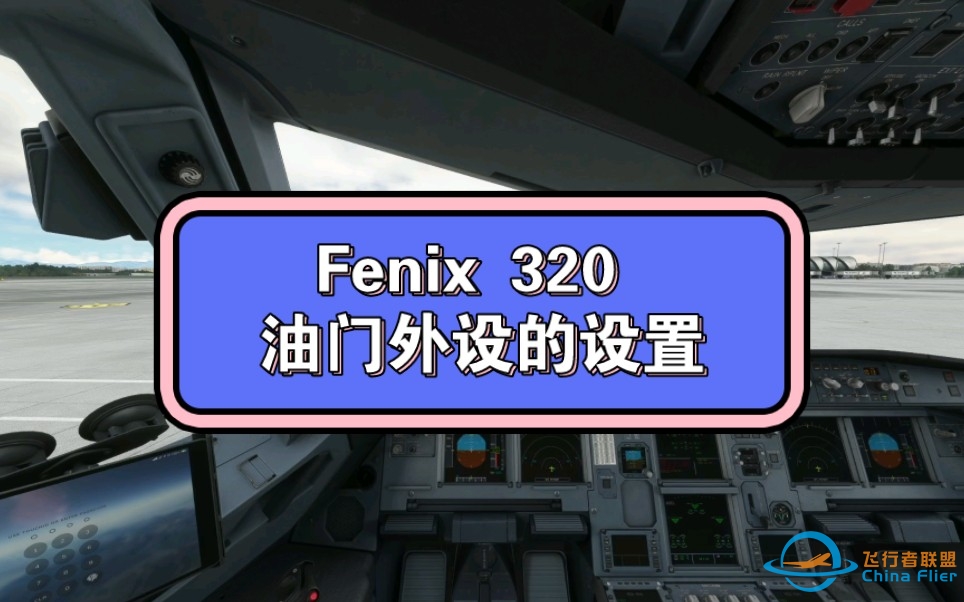 Fenix320 油门外设的设置，外设图马思特TCA油门、摇杆、襟翼、减速板~-176 