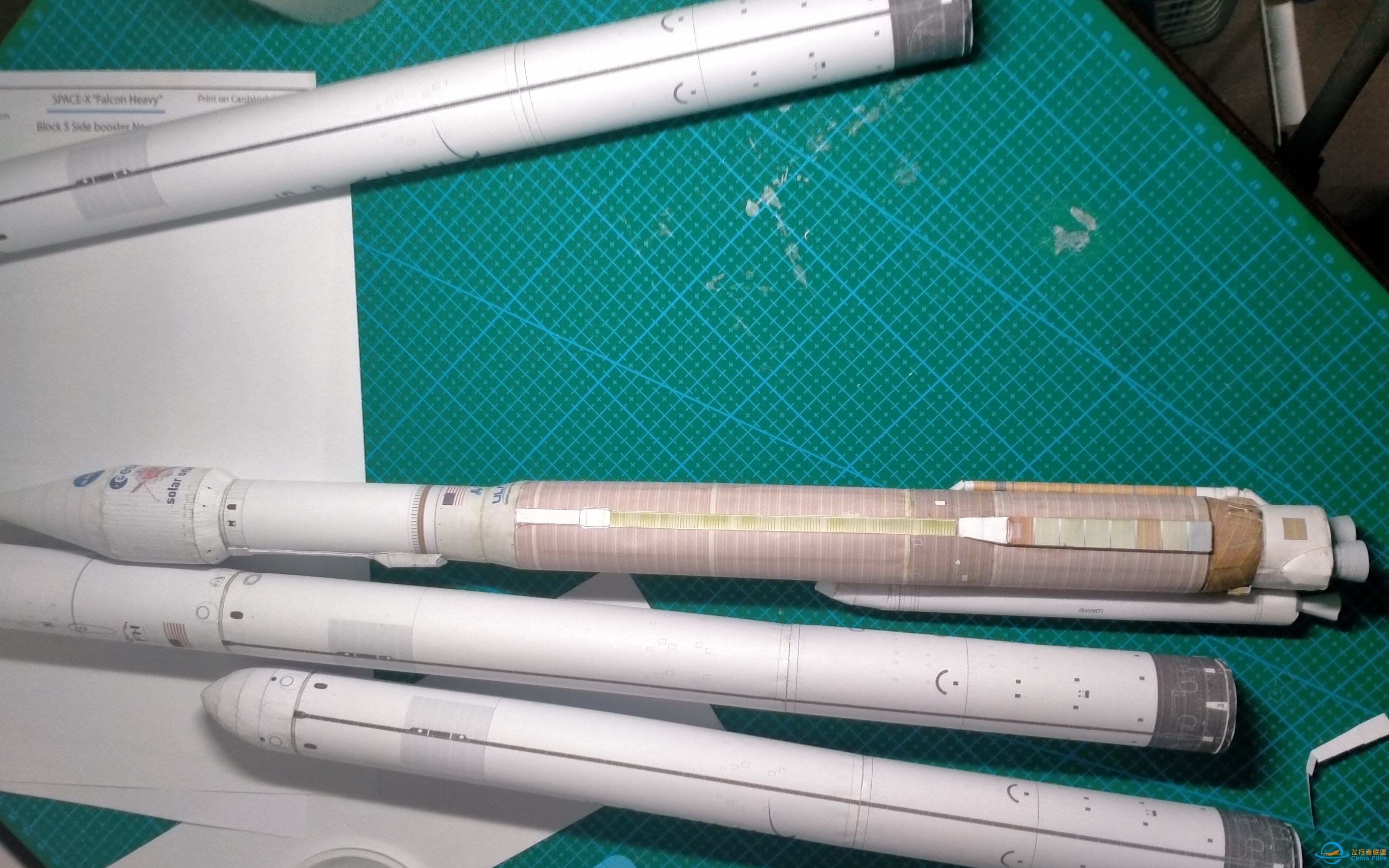 【运载火箭纸模型】Atlas V 411构型（Solar Orbiter发射任务)制作-4038 
