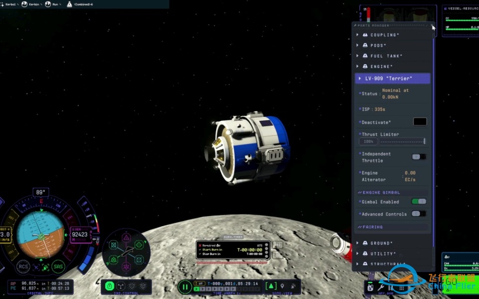 坎巴拉太空计划2，模拟阿波罗登月!-8065 