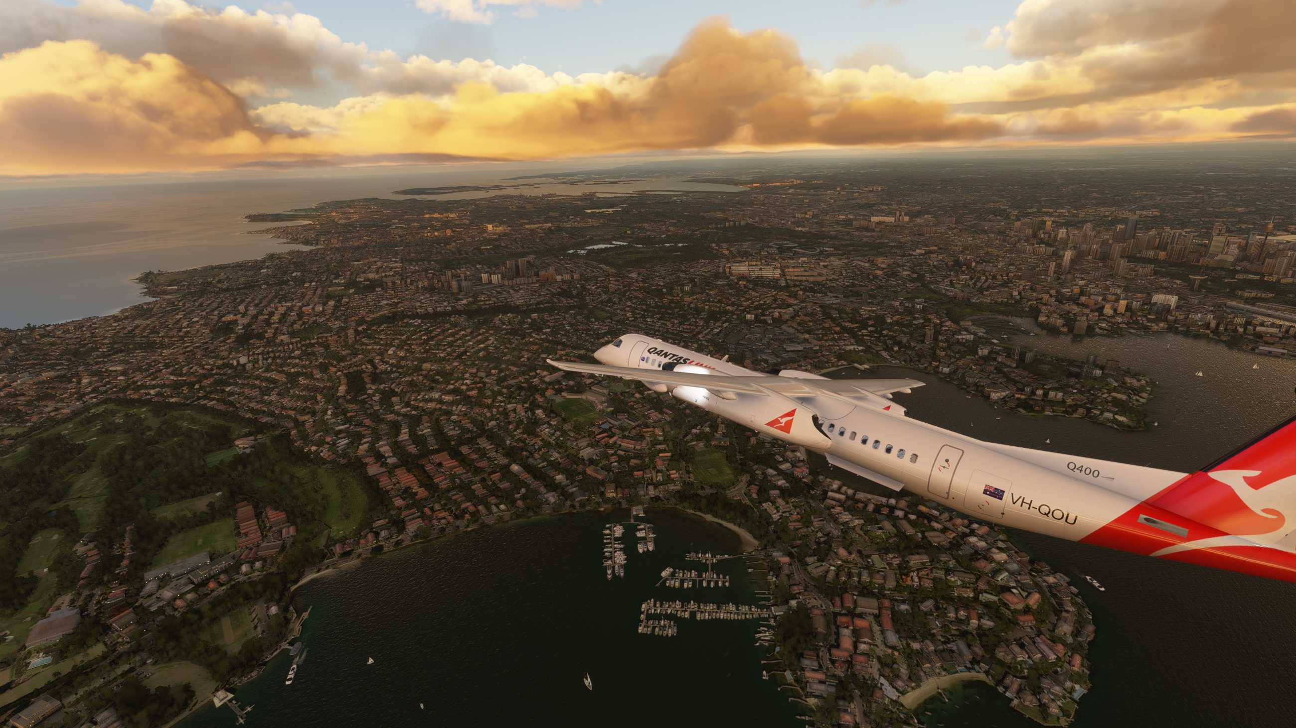 精品航空器 Dash 8 - Q400-3494 
