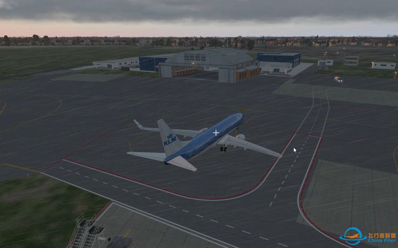 x-plane11  Zibo  737-800   EPWA-UKBB-7982 