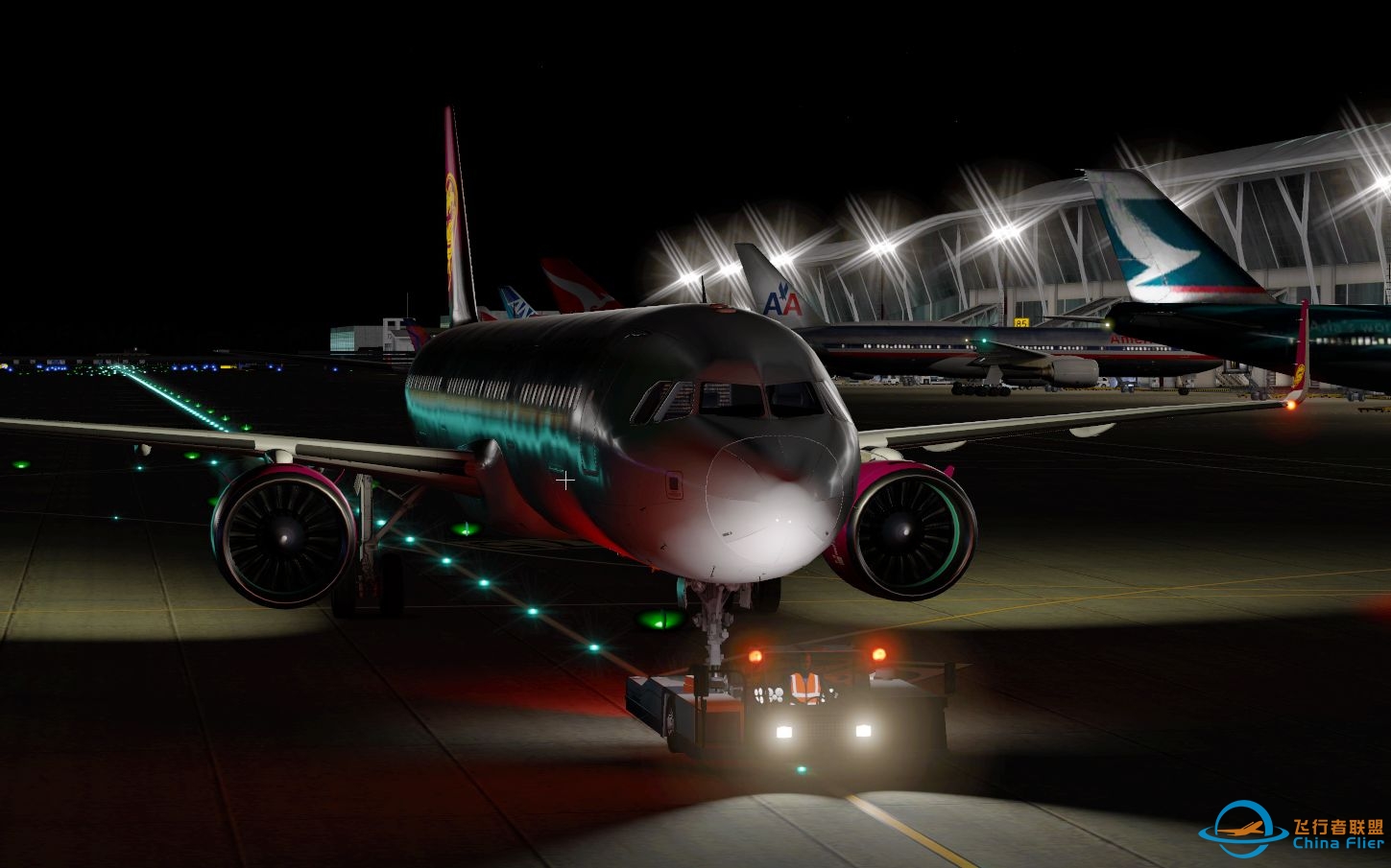 Xplane11最高画质-飞跃上海-3236 