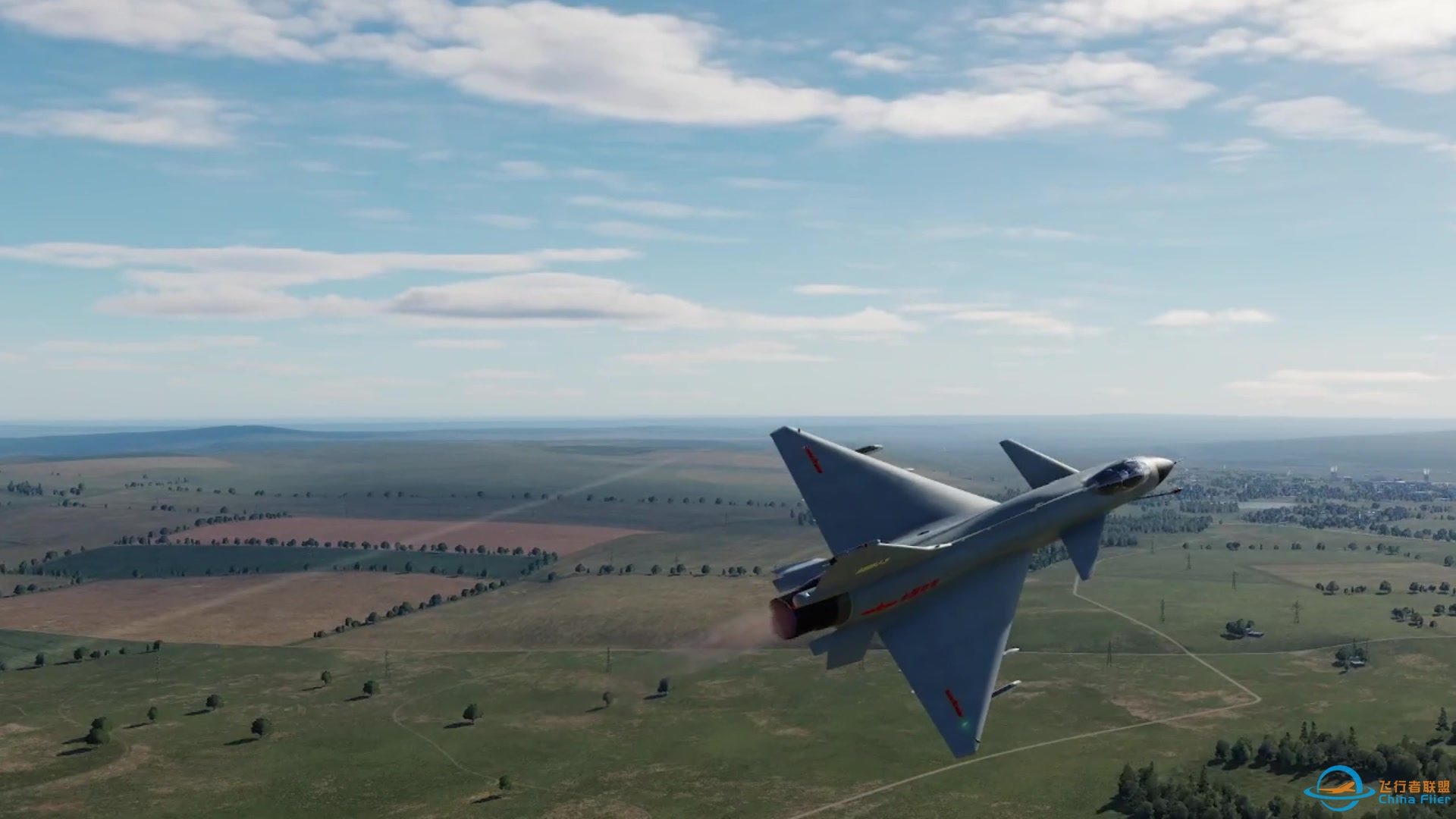 DCS WOLRD:J-10A低空钻山斩首-7975 