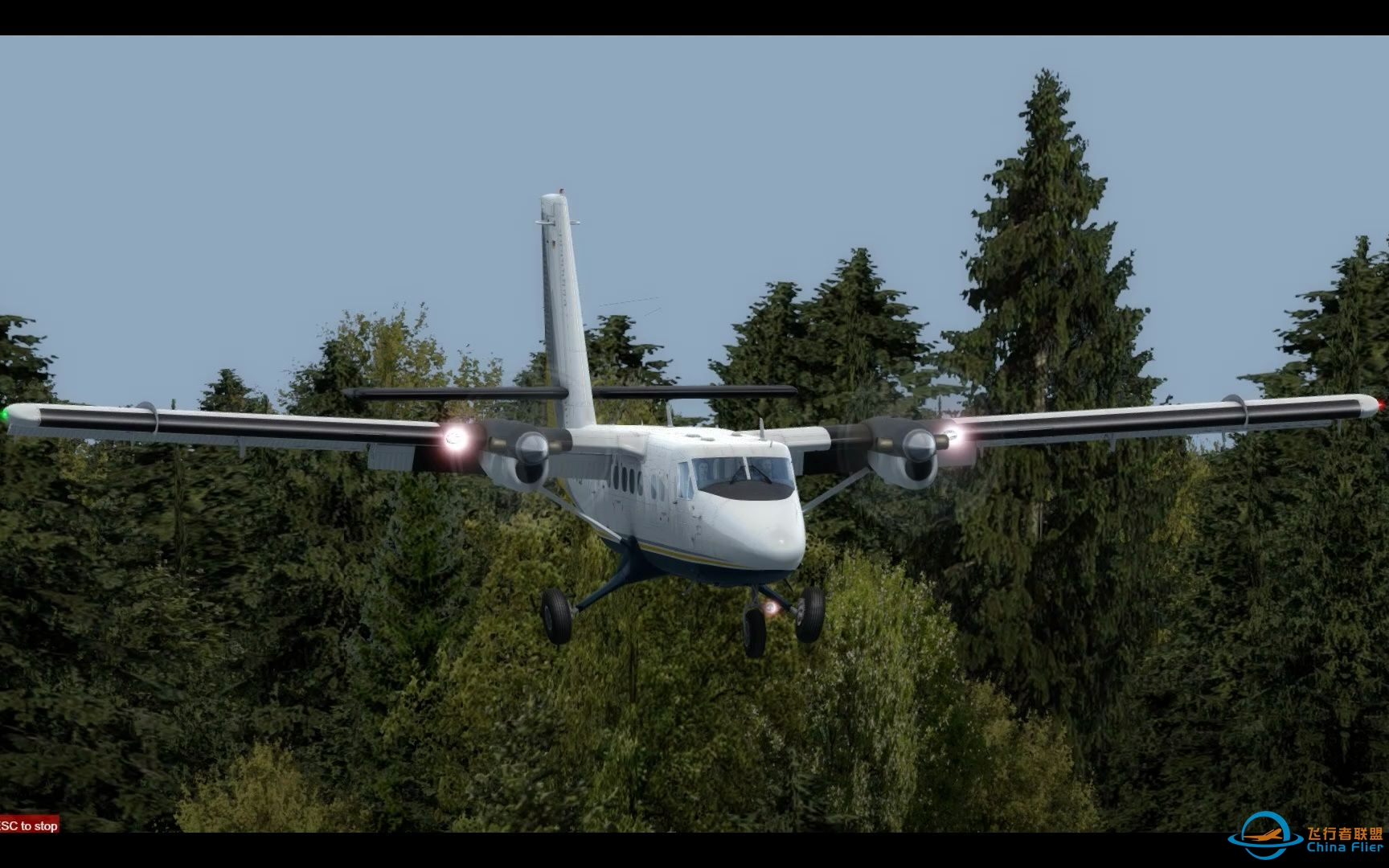 【Prepar3D落地】加拿大德·哈维兰DHC-6-300落地美国某废弃机场-4017 