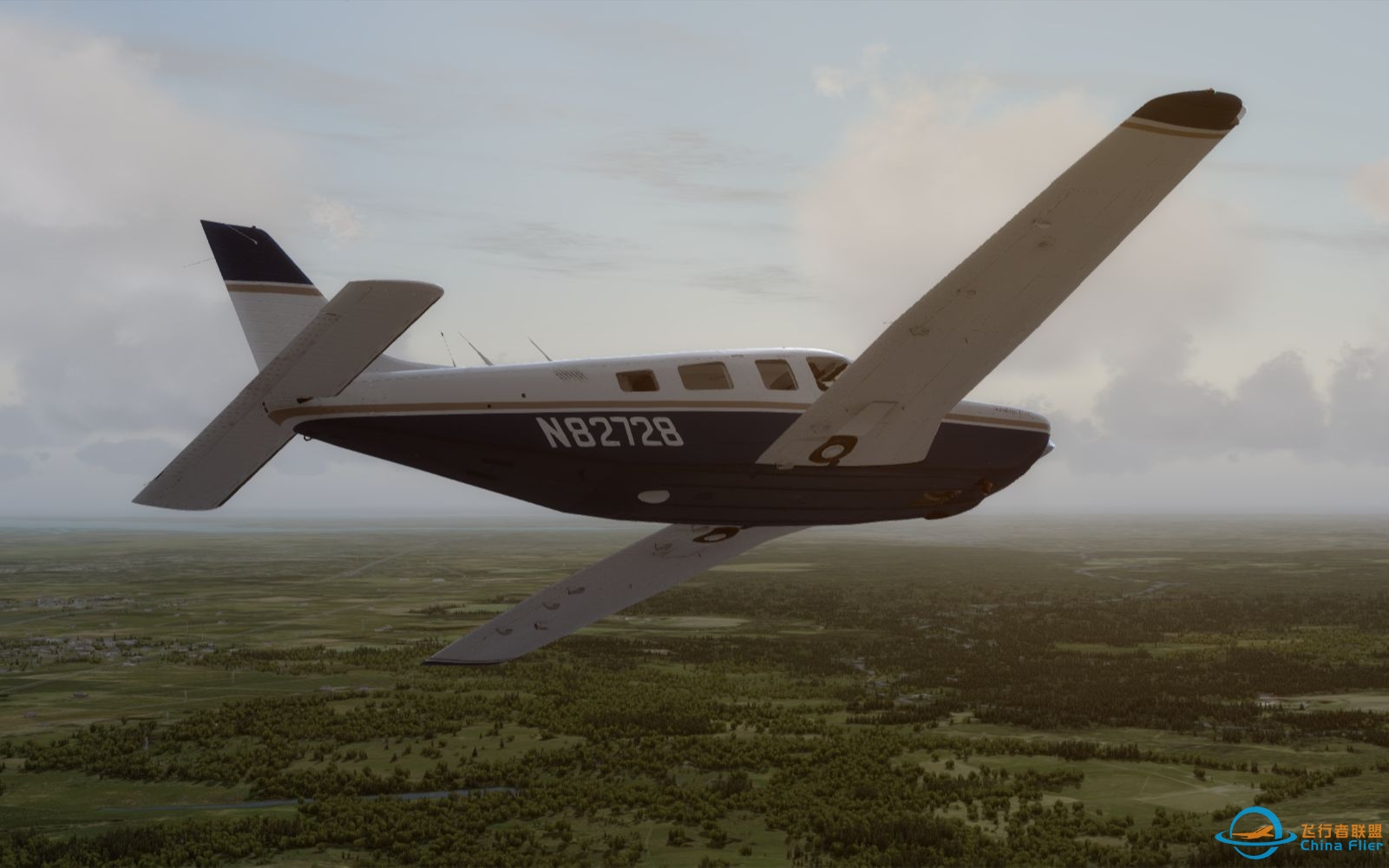 【Prepar3D落地】派珀PA-32&amp;quot;萨克拉门托&amp;quot;落地美国空军埃尔格林空军基地下属B6测试场-8604 