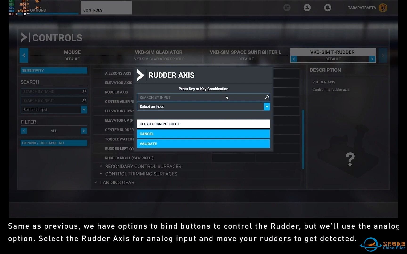 如何在微软模拟飞行2020中绑定VKB摇杆和脚舵-4981 