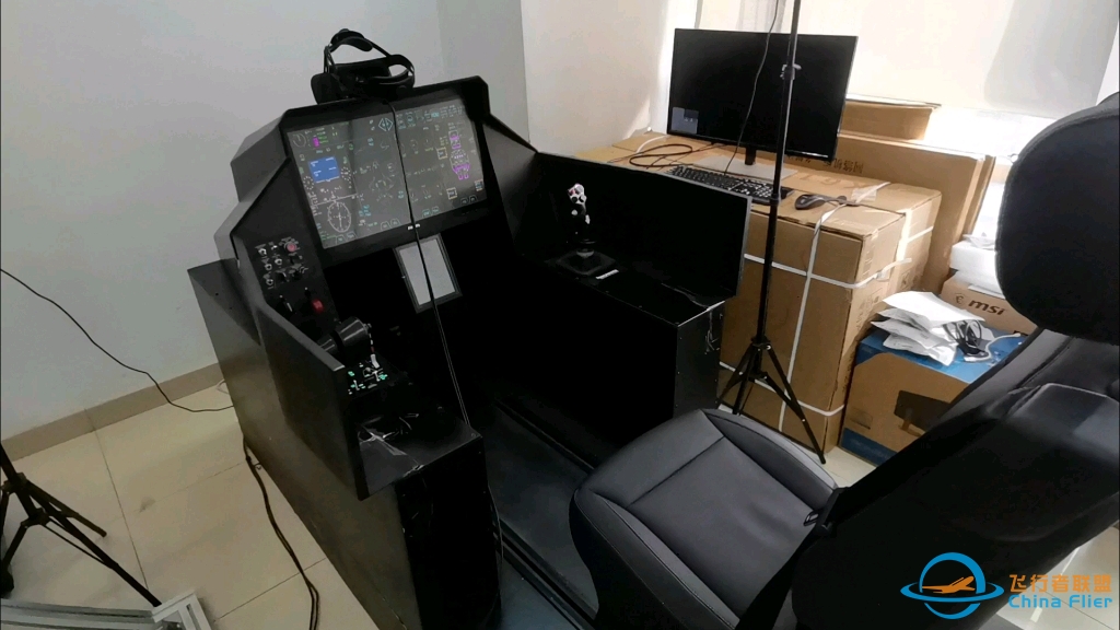 基于混合现实的飞行模拟器终于调整好了，这代入感相当可以-6758 