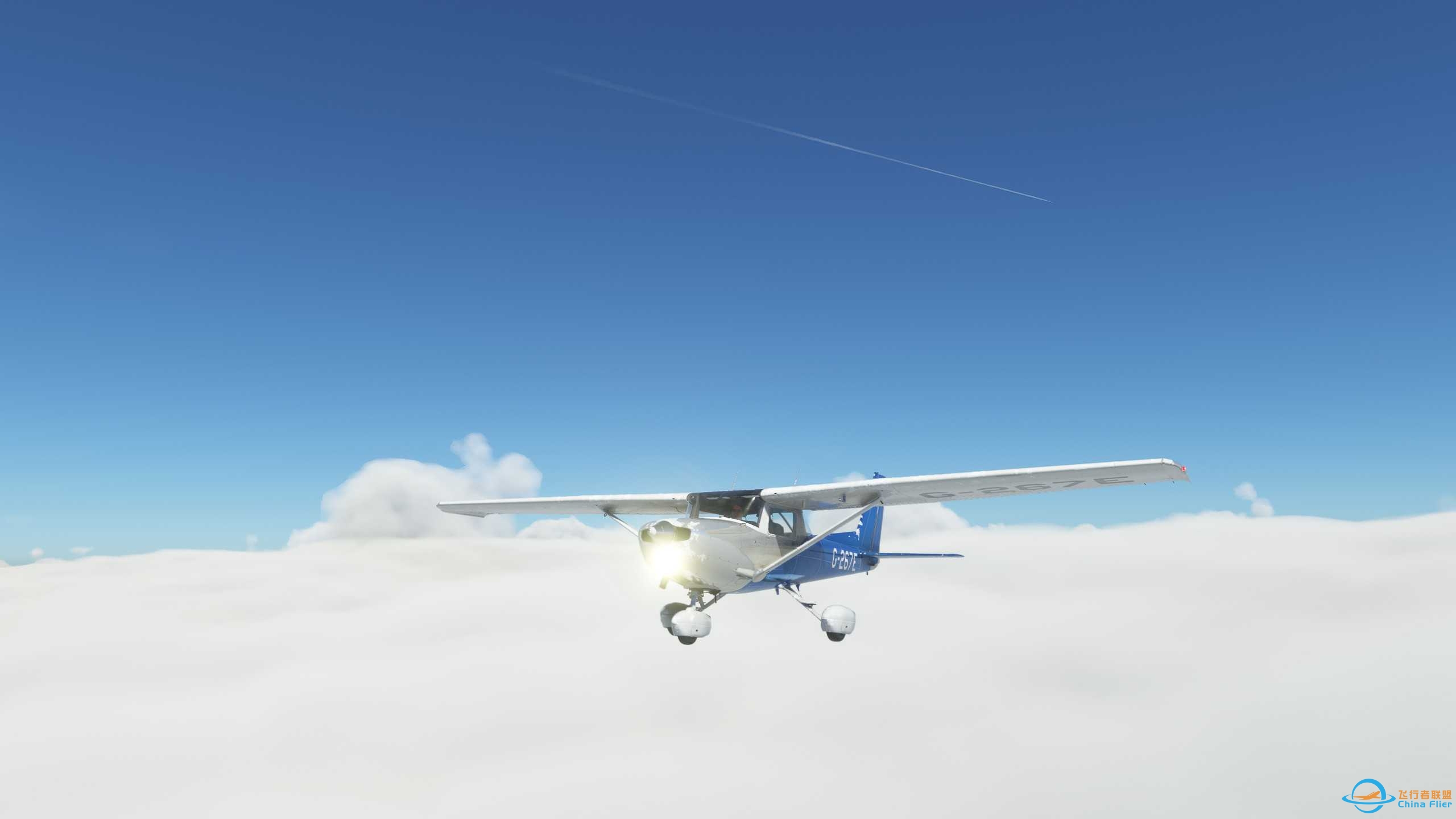 雨雪天气飞机结冰，MSFS2020场景真实度确实可以-5792 