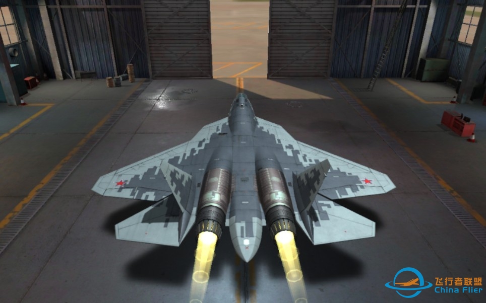 只要我够薄，雷达看不着！苏57-现代空战3D团队生存。-8466 