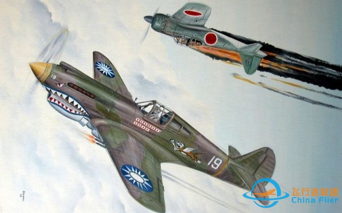 春节放假打鬼子-IL2：P40vsZero-1223 