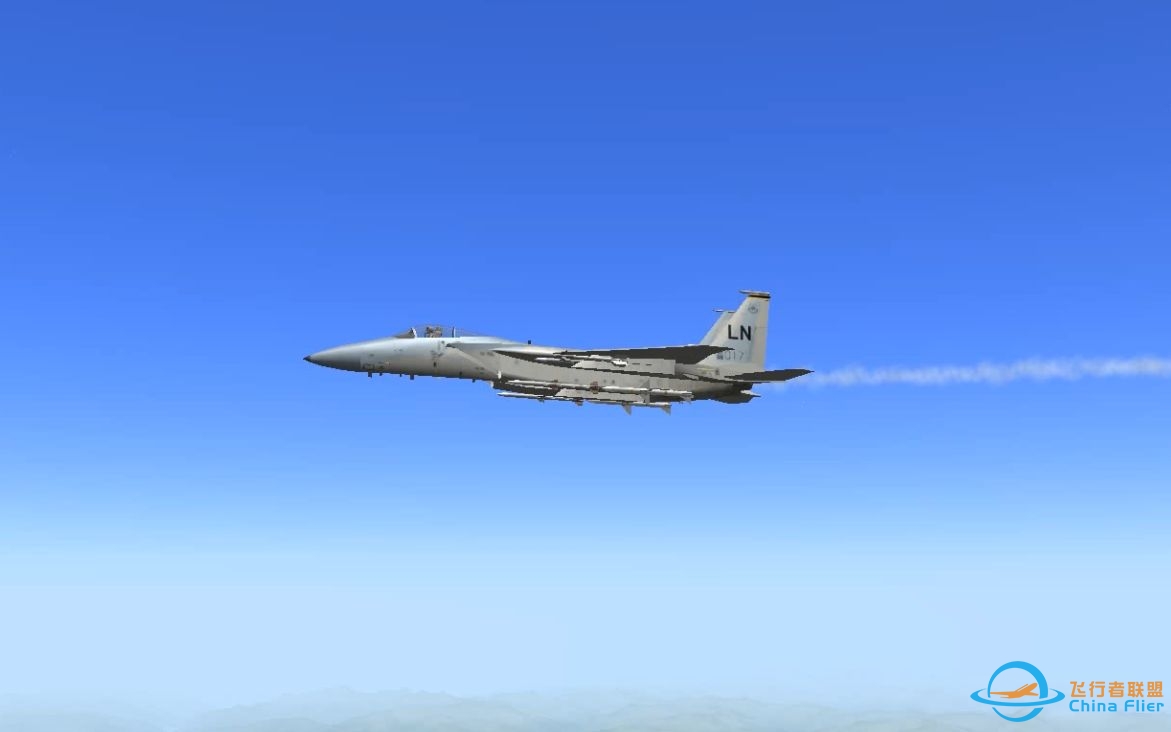 [Lock on2]F-15C空对空，大离谱，飞行员没了，机体还能再转几圈-7527 