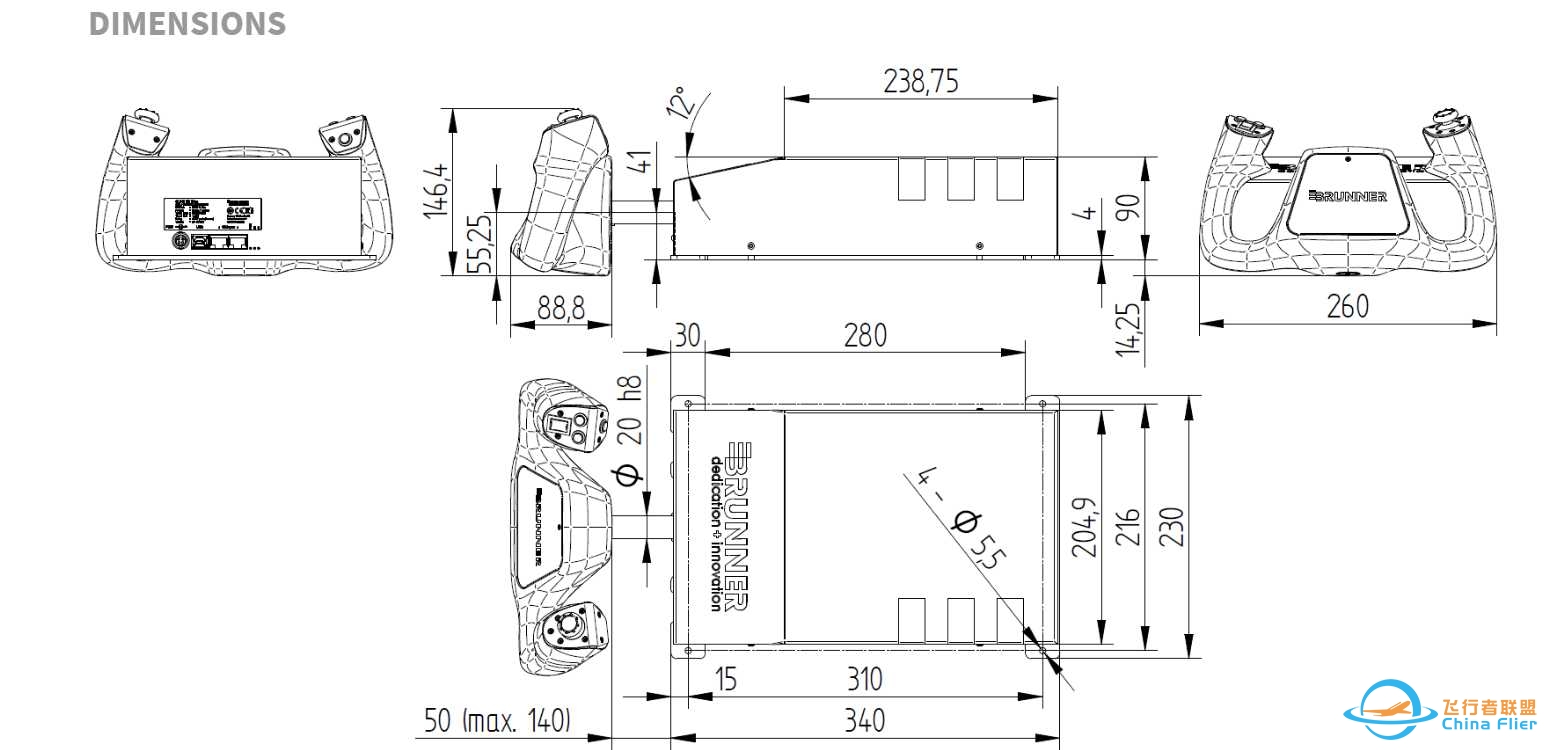 介绍一款新的飞行摇杆CLS-E NG FORCE FEEDBACK YOKE-3006 