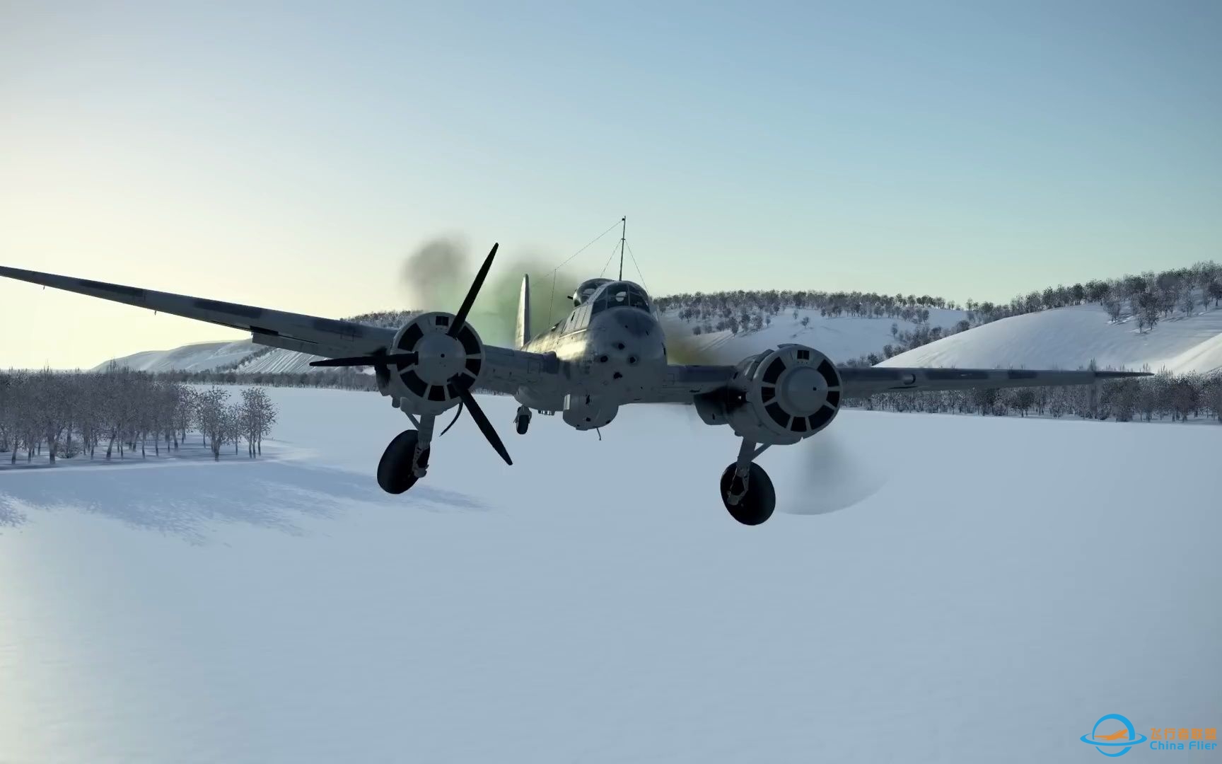 飞机坠毁和爆炸V275 - IL-2 Sturmovik Flight-3871 