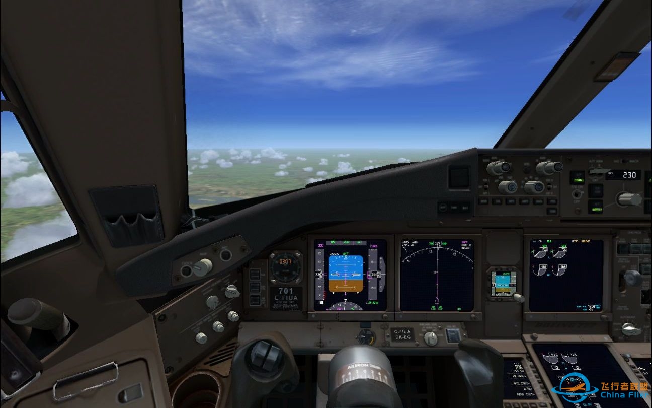 FSX PMDG777绕中国飞7-5276 