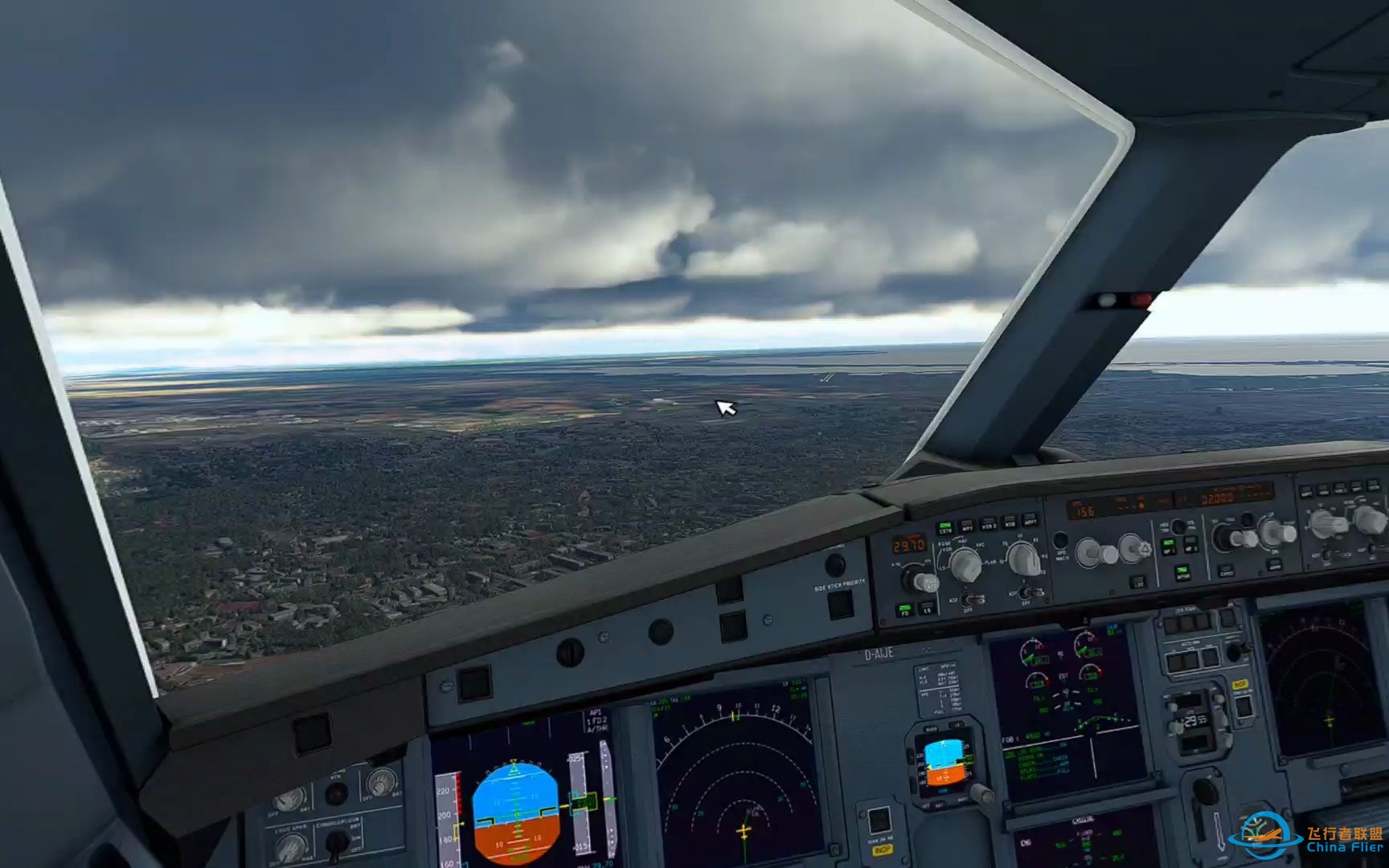 VR微软模拟飞行Montpelier12LVFR着陆-4088 