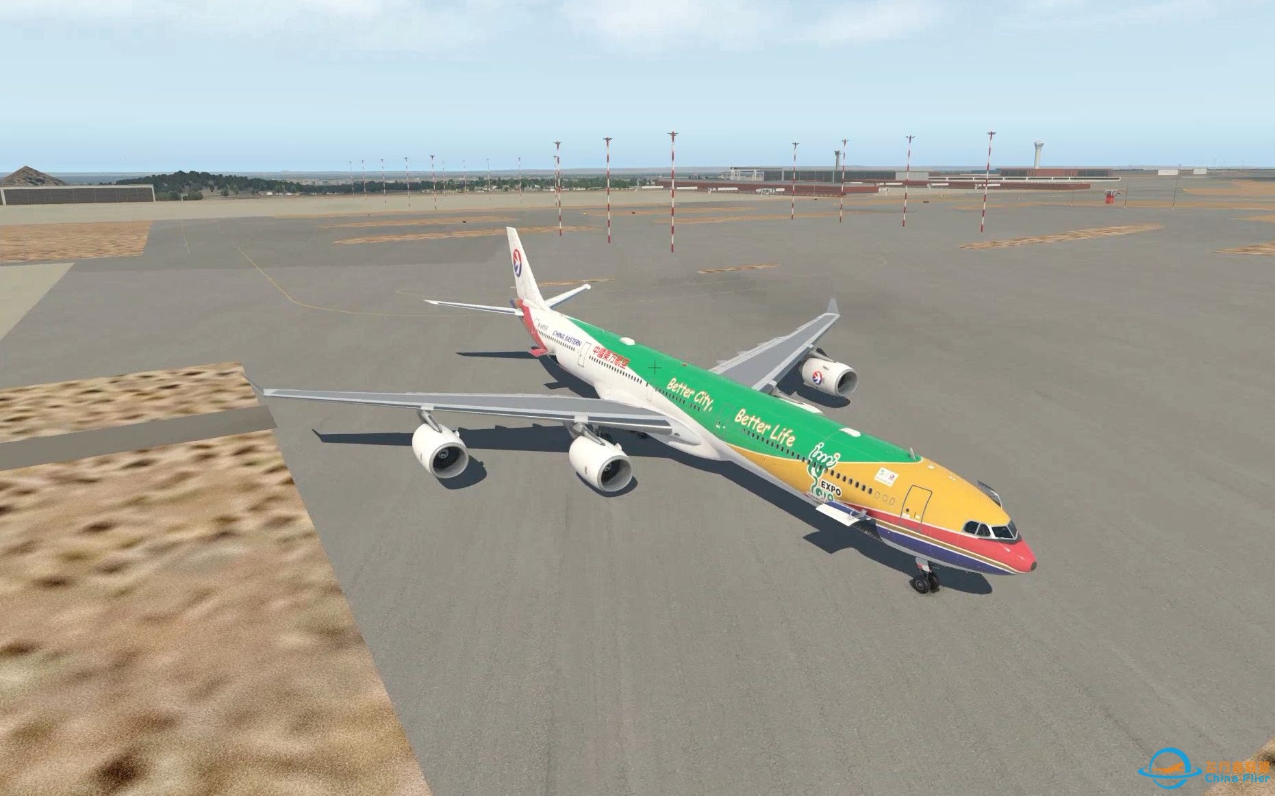 x-plane11   ToLiss  A340-642   HECA-HLLT-5196 