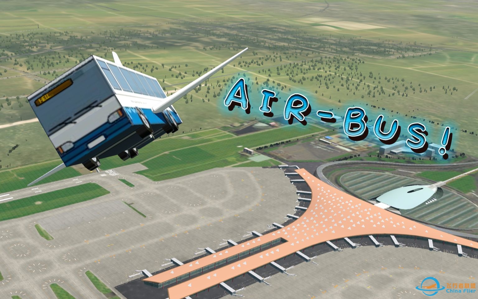 【XPLANE11】 Airbus=Air+bus？？？-5785 