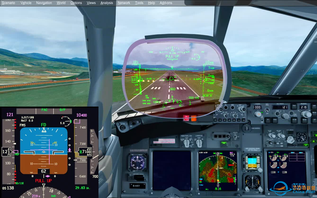 【P3D】PMDG 737-800 落地大理视频-650 