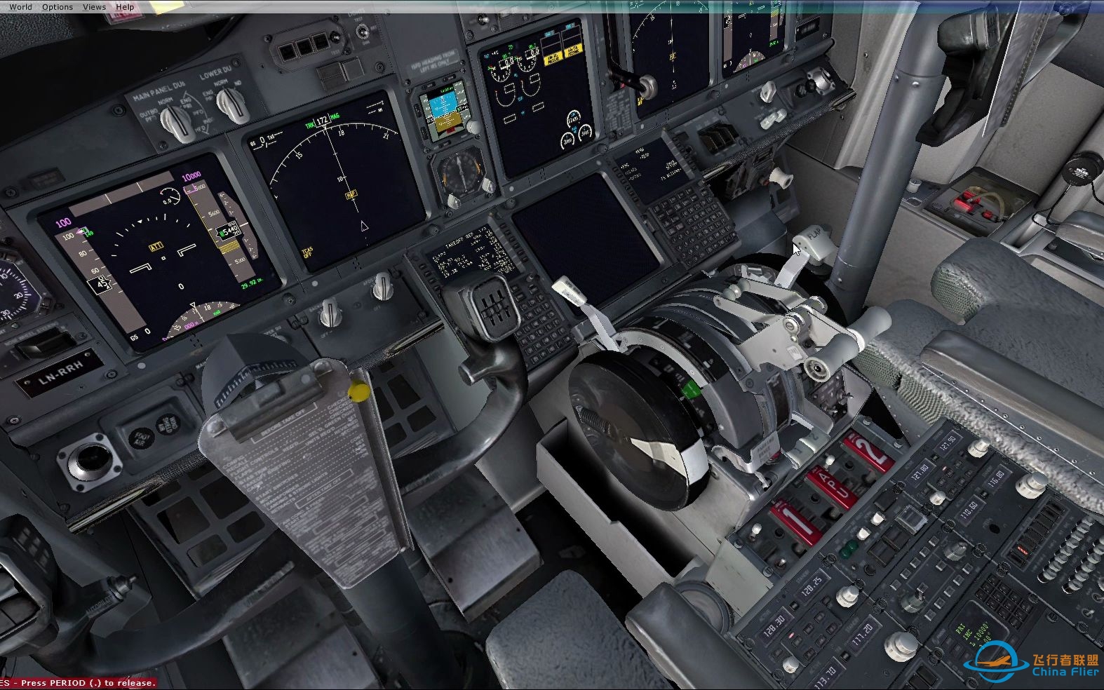 FSX PMDG737 丹佛-西雅图 完美落地 23.5.20-7057 