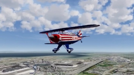 [Aerofly FS 2019] 双翼飞机 紧急迫降-1670 