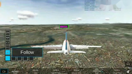 [飞行模拟RFS] 中国南方航空 空客a320 广州白云机场降落-1252 