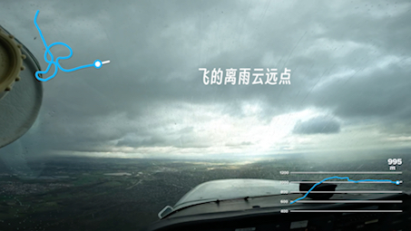 在雨中练习操作六自由度的机器转圈圈-6862 