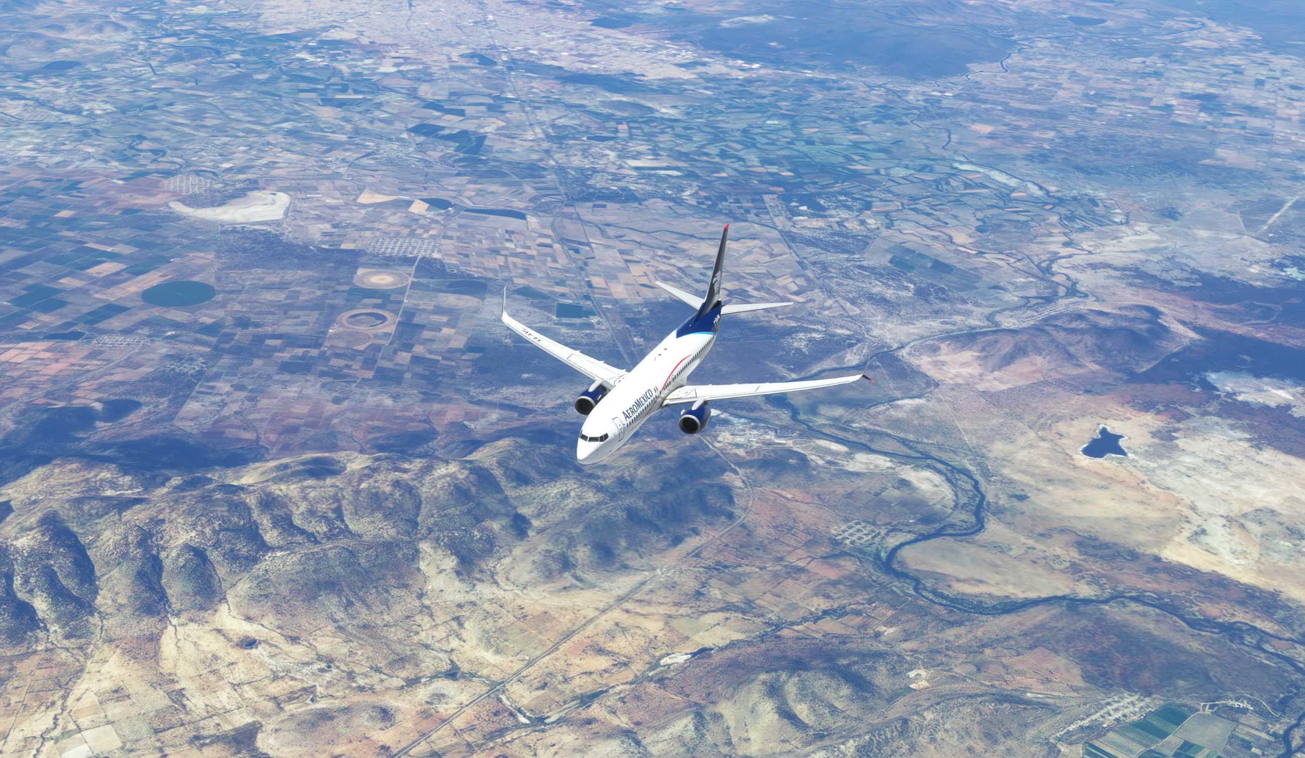 【MSFS】737-800 KLAX-MMMX-2103 