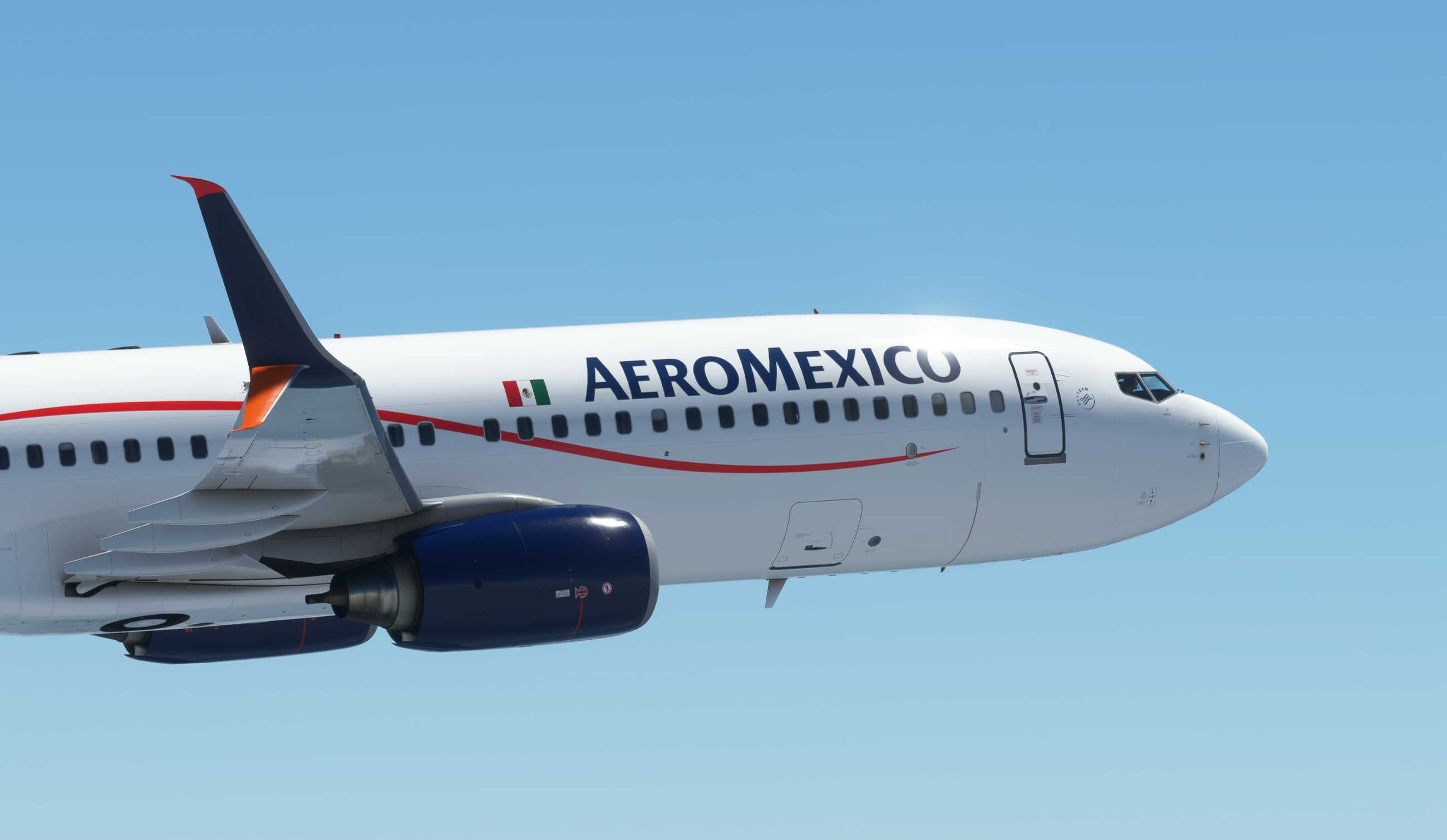 【MSFS】737-800 KLAX-MMMX-4006 