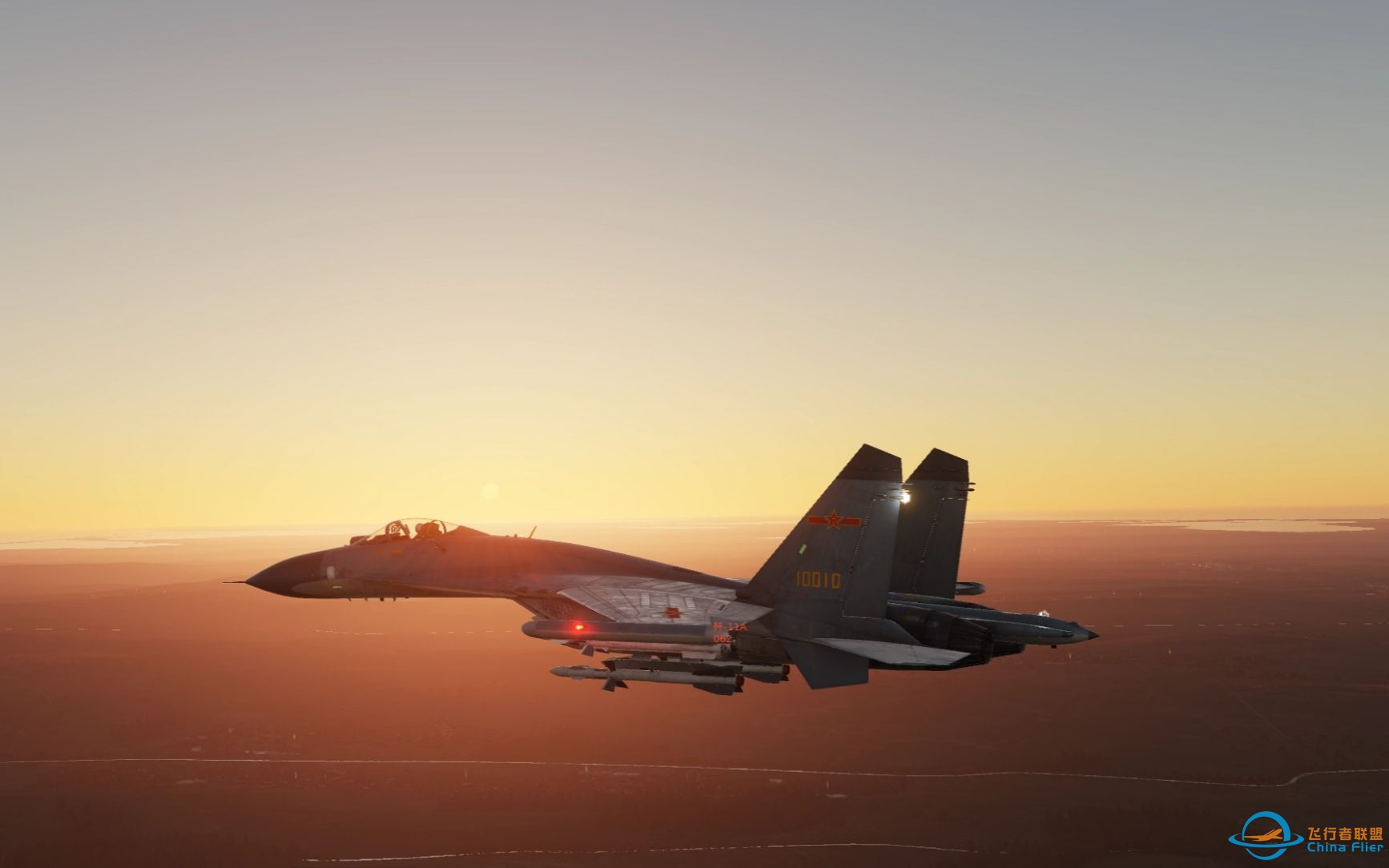 【DCS World】歼-11A冷启动及起飞降落简单教程-2081 