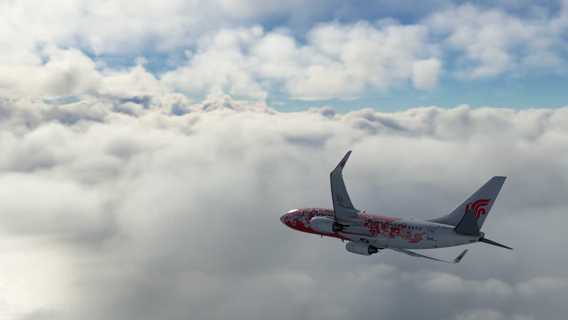 漂亮的国航737-5285 