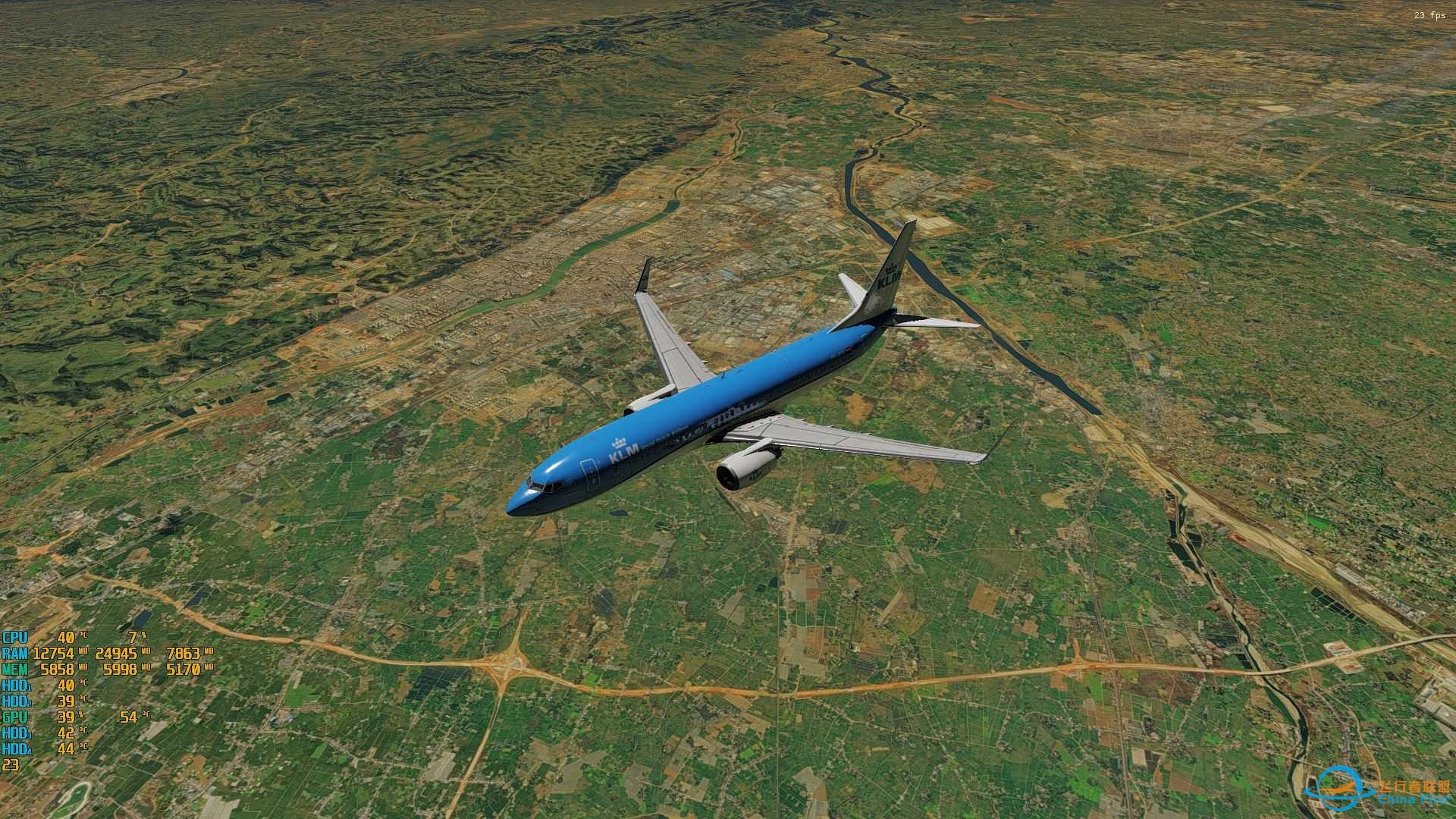 XP12去掉空中的反光效果后，感觉比XP11要好-997 