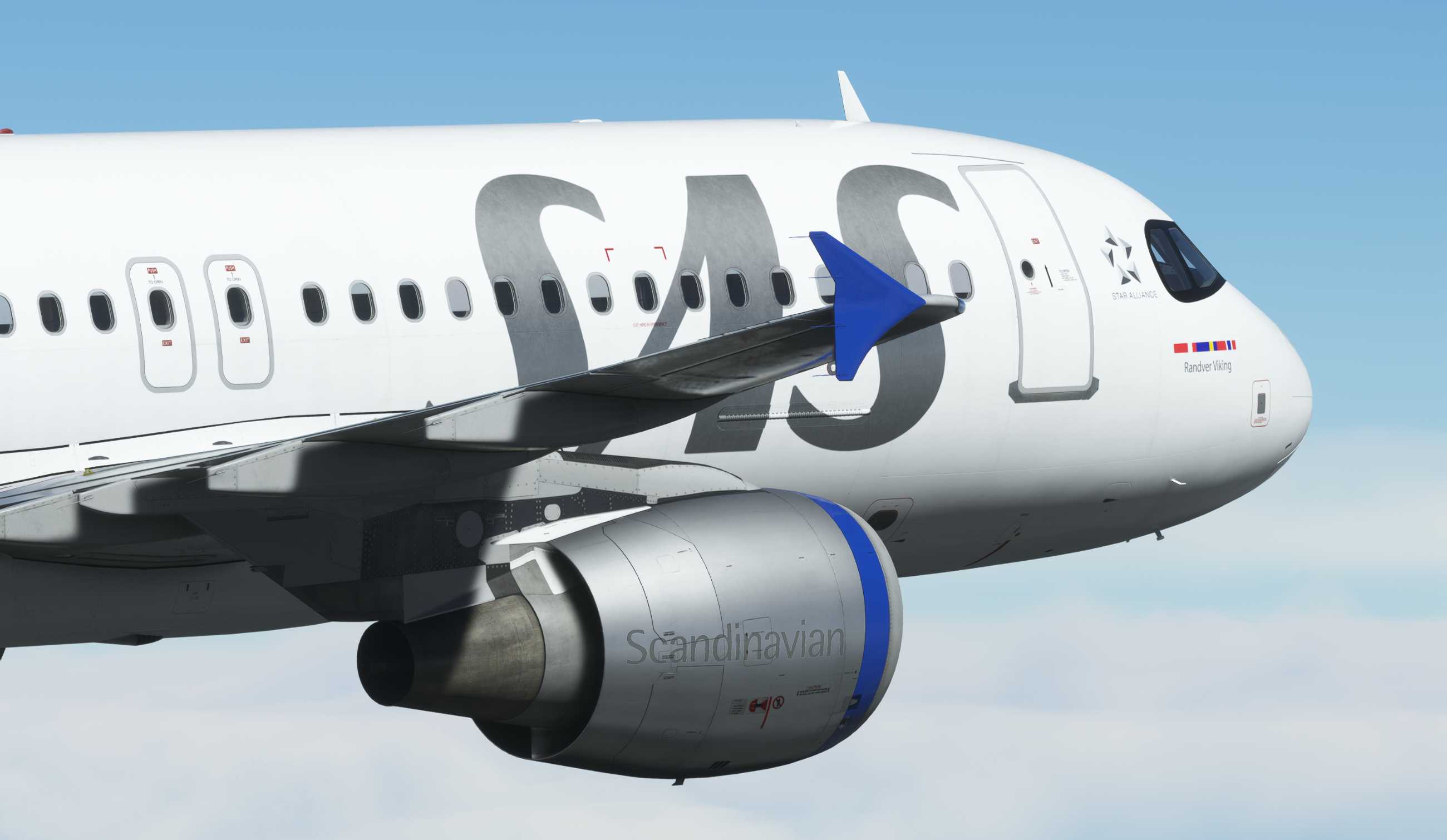 【MSFS】A320-200 EKCH-ESSA-6884 