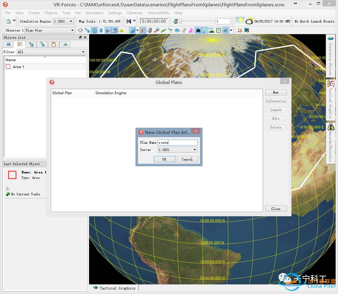 基于XPlane的VRF中民航航路规划方法-5950 