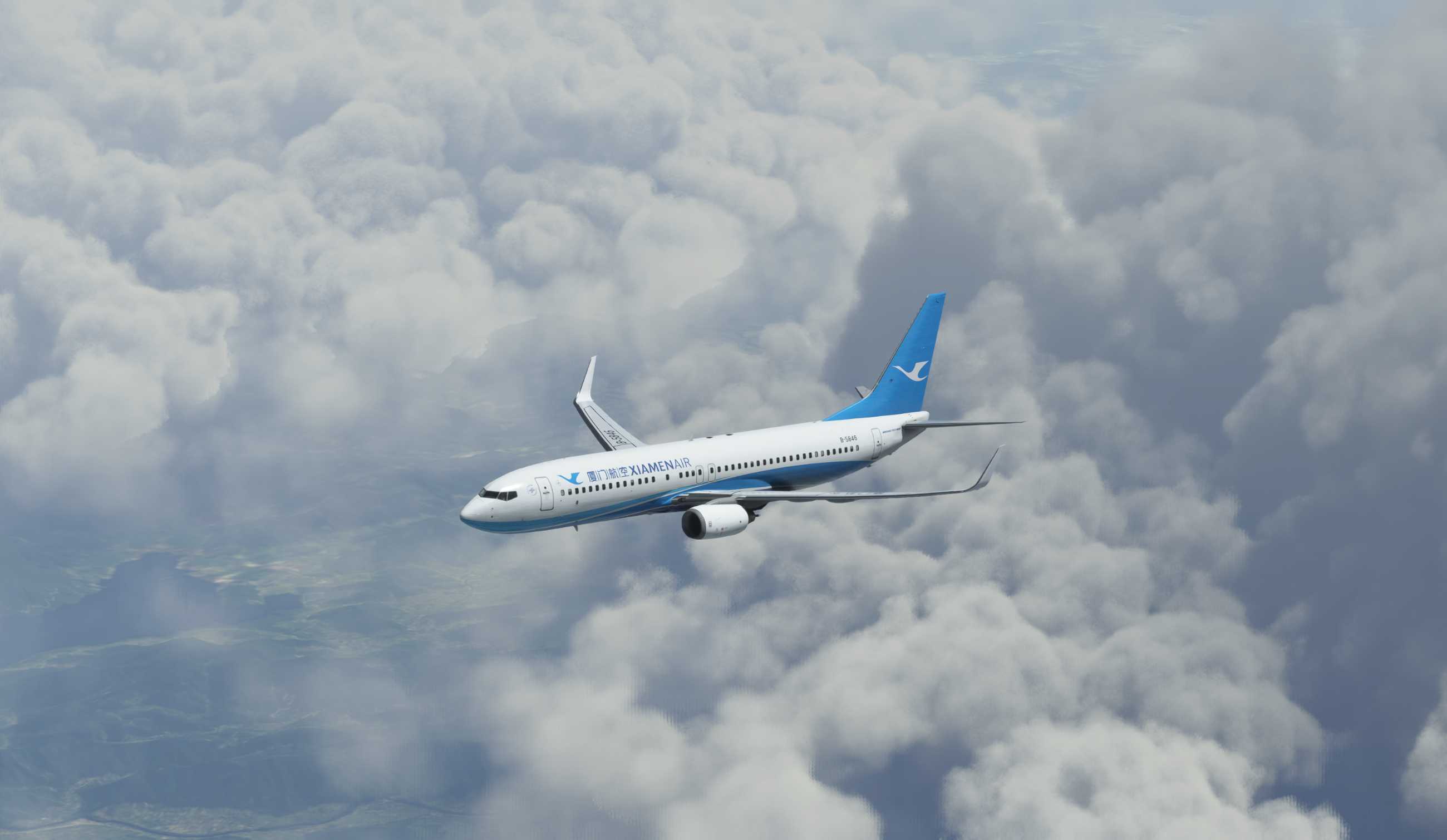 【MSFS】737-800 ZSAM-ZSPD-8115 
