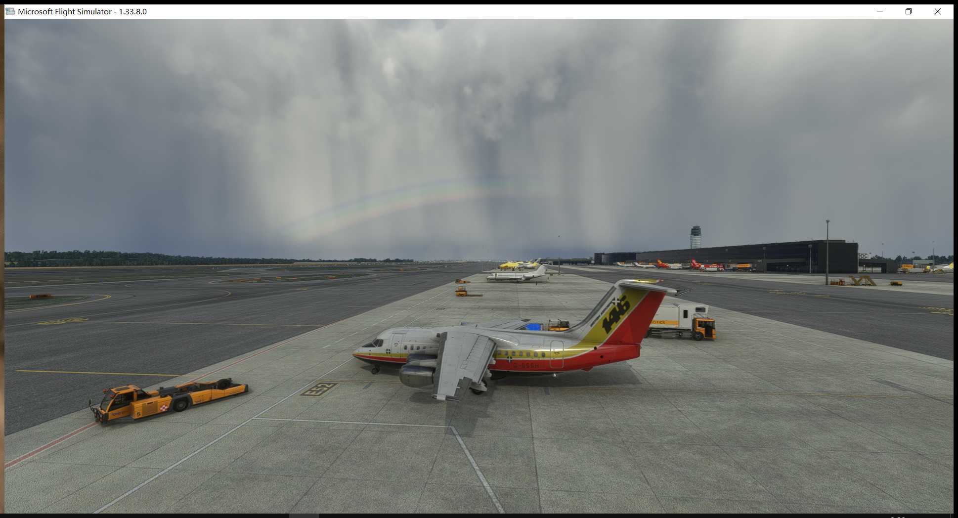 BAE146 with RAINBOW-6613 