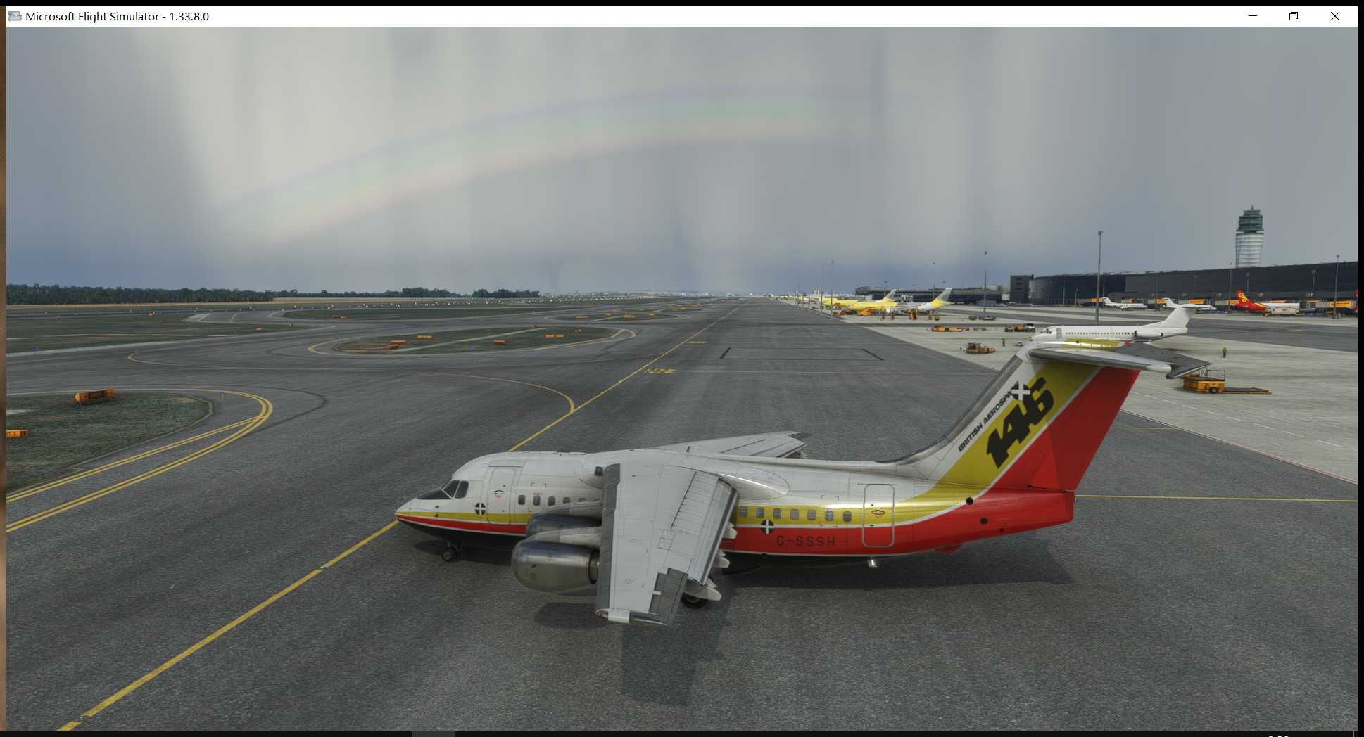 BAE146 with RAINBOW-5510 