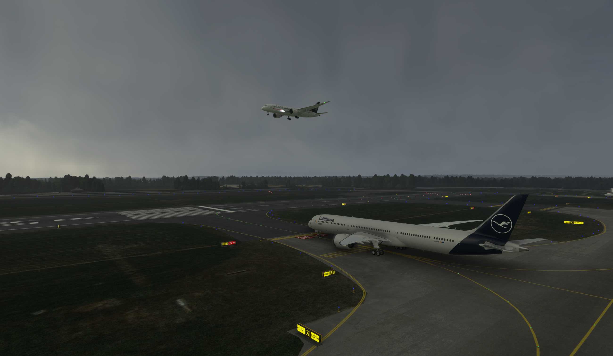 【MSFS】787-10 EGLL-EDDF-1907 