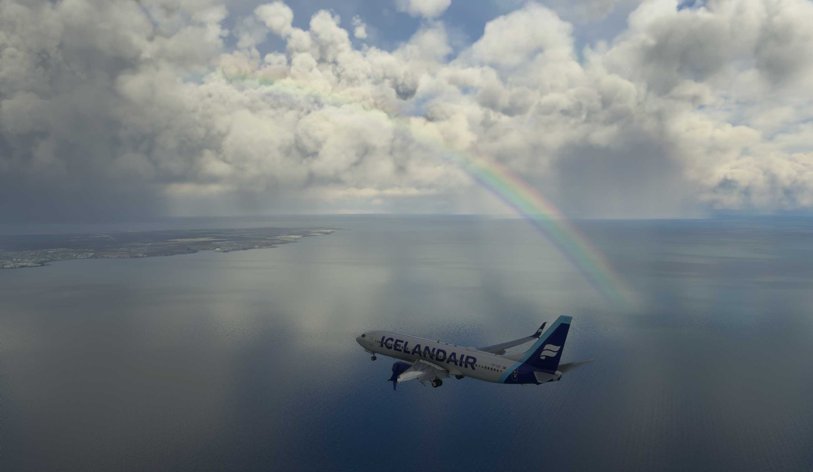 【MSFS】737-800 EKVG-BIKF-1791 