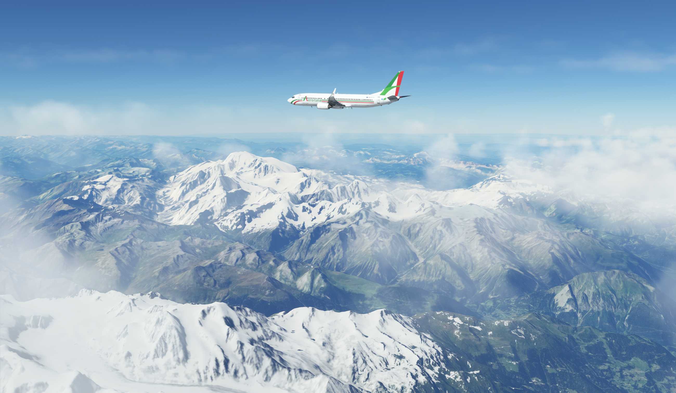 【MSFS】737-800 LSZH-LIMZ-4373 