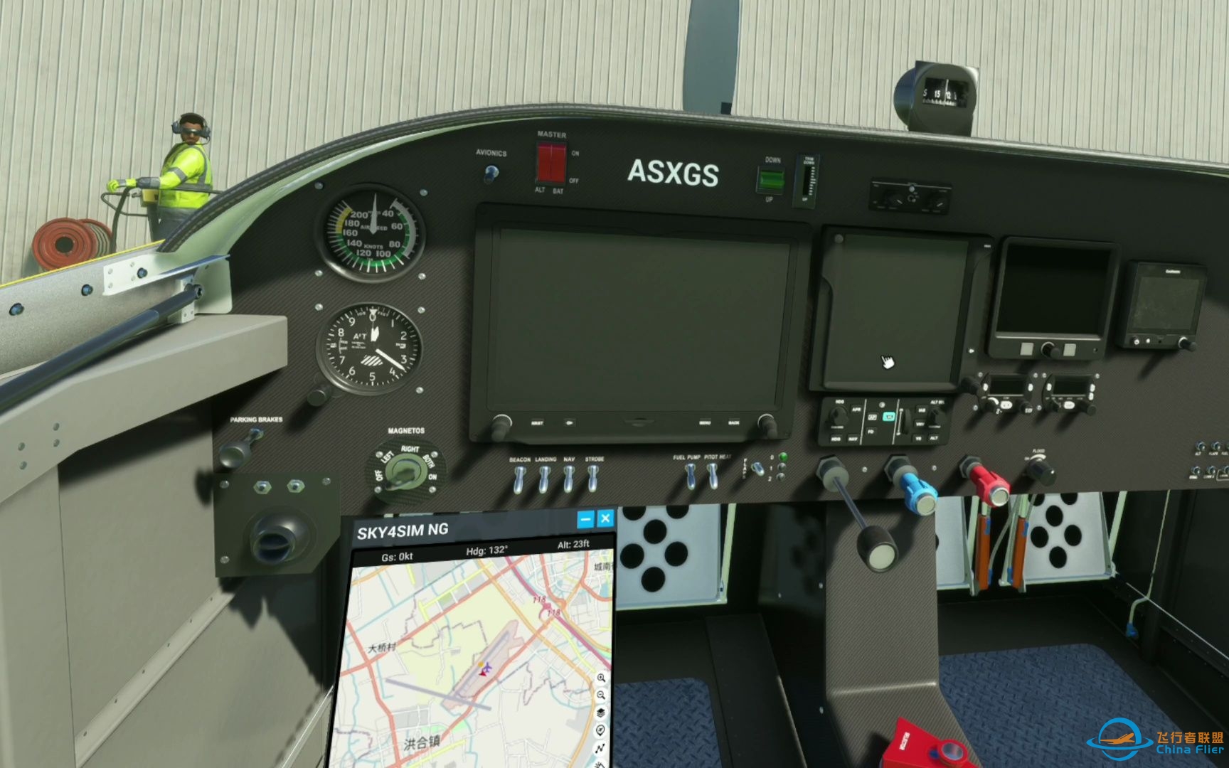 微软模拟飞行 490 VR HP Reverb G2 NEOFLY4生涯模式-54 